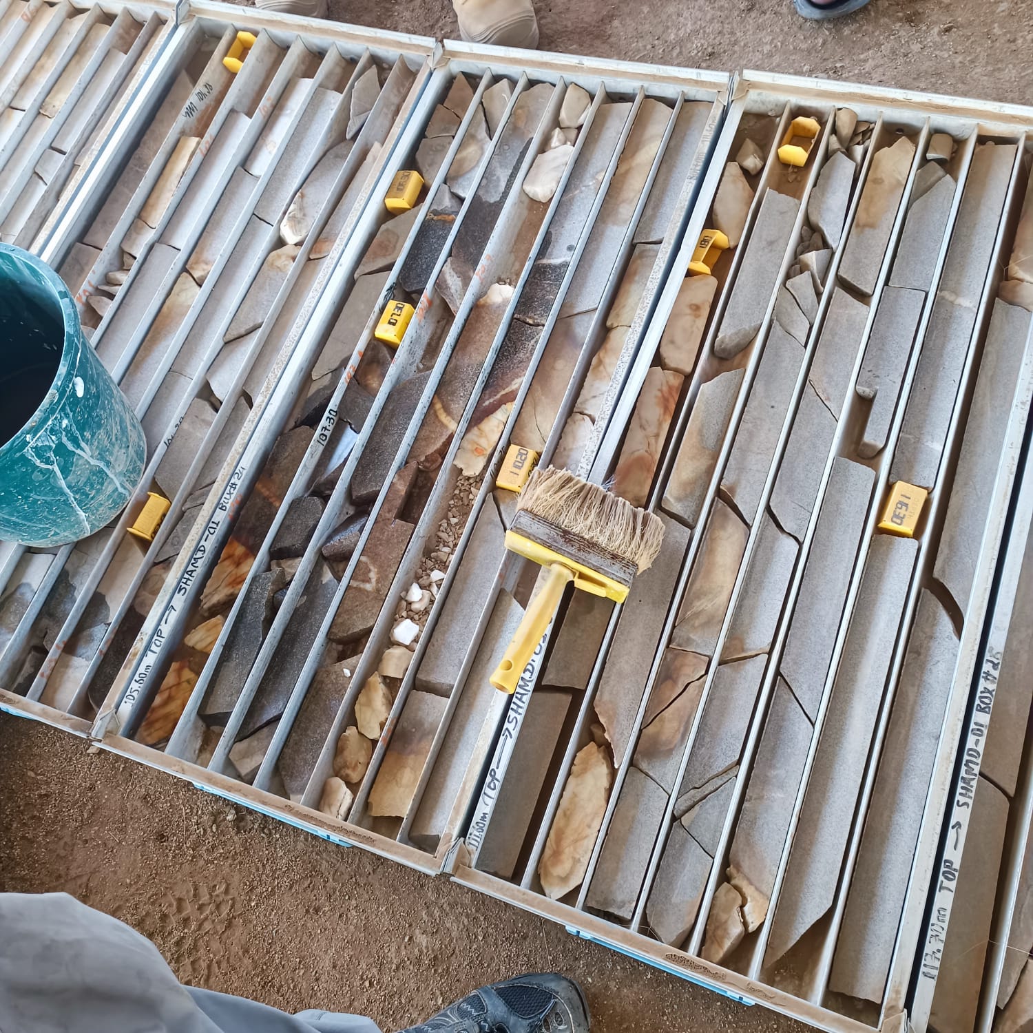 Geological core logging